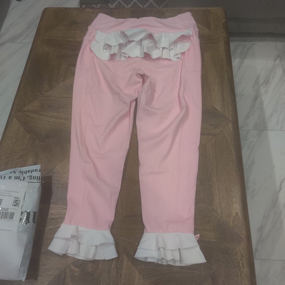 My Violet ruffle style leggings size 2x New